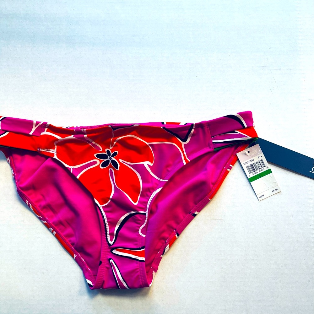 Jag XL bikini bottom. Floral print. NWT. Never worn. Nonsmoking home.